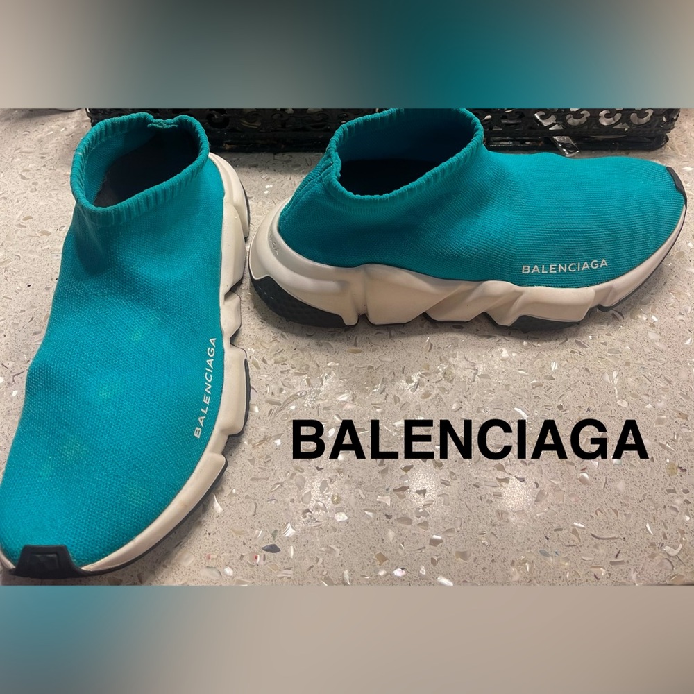 Balenciaga Speed Trainer Blue 37